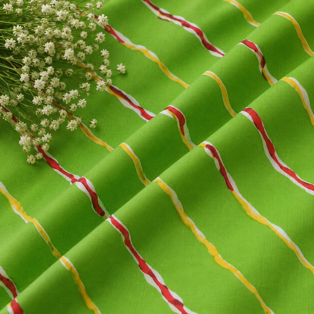 Vrindavan Hari Leher Fabric