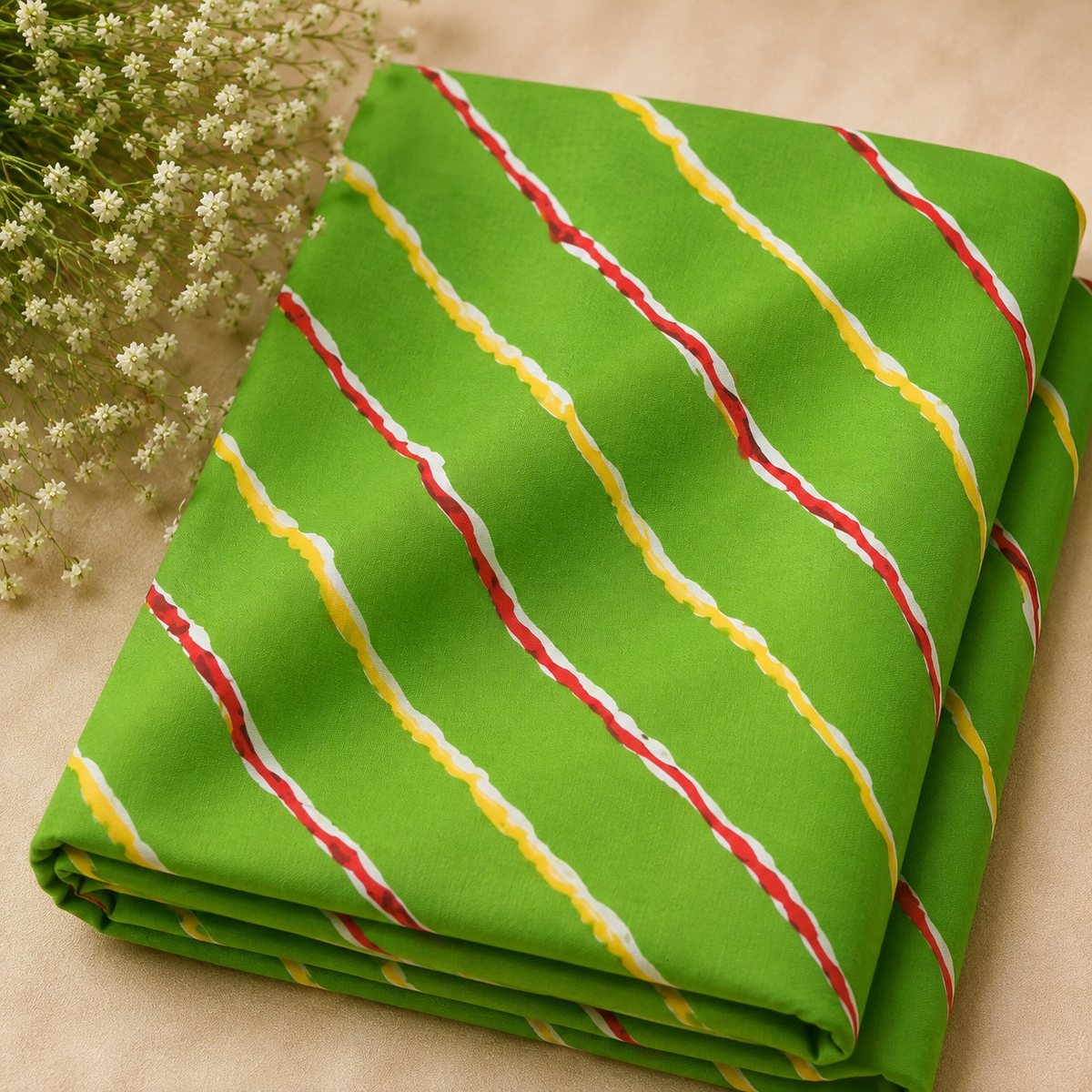 Vrindavan Hari Leher Fabric
