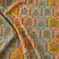 Rang Mahal Floral Arch Fabric