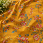 Kesariya Gul Bagicha Fabric