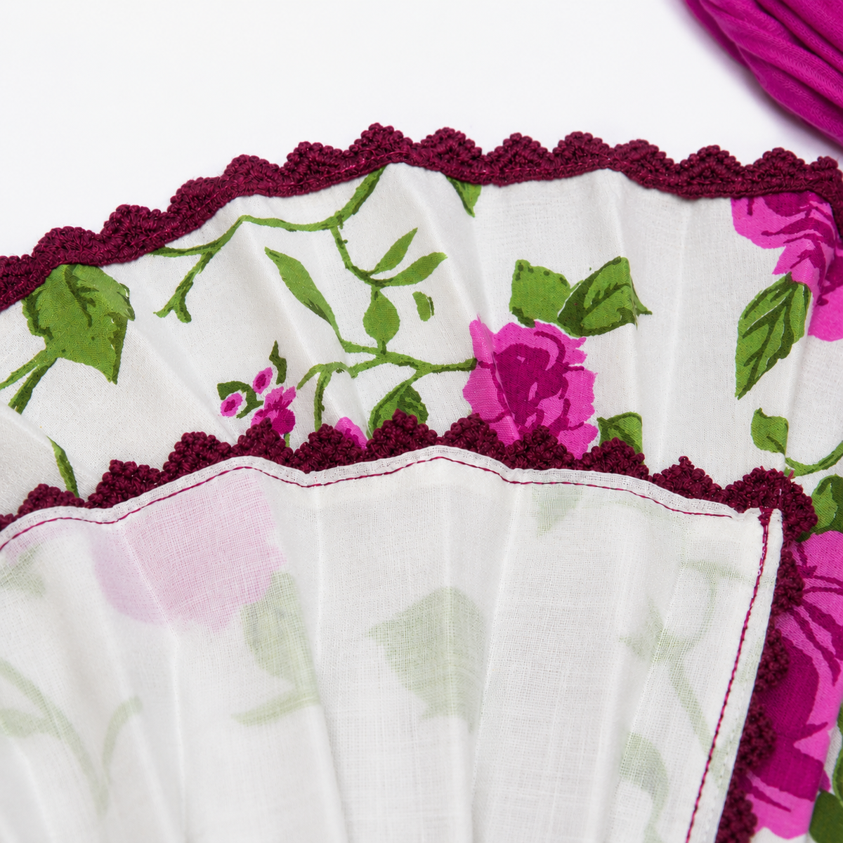 Yugal Sarkar Ji Poshak Pink Floral Poshak for Radha Krishna Ji