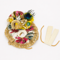 Sky Blue Peacock Feather Designer Laddu Gopal Ji Poshak