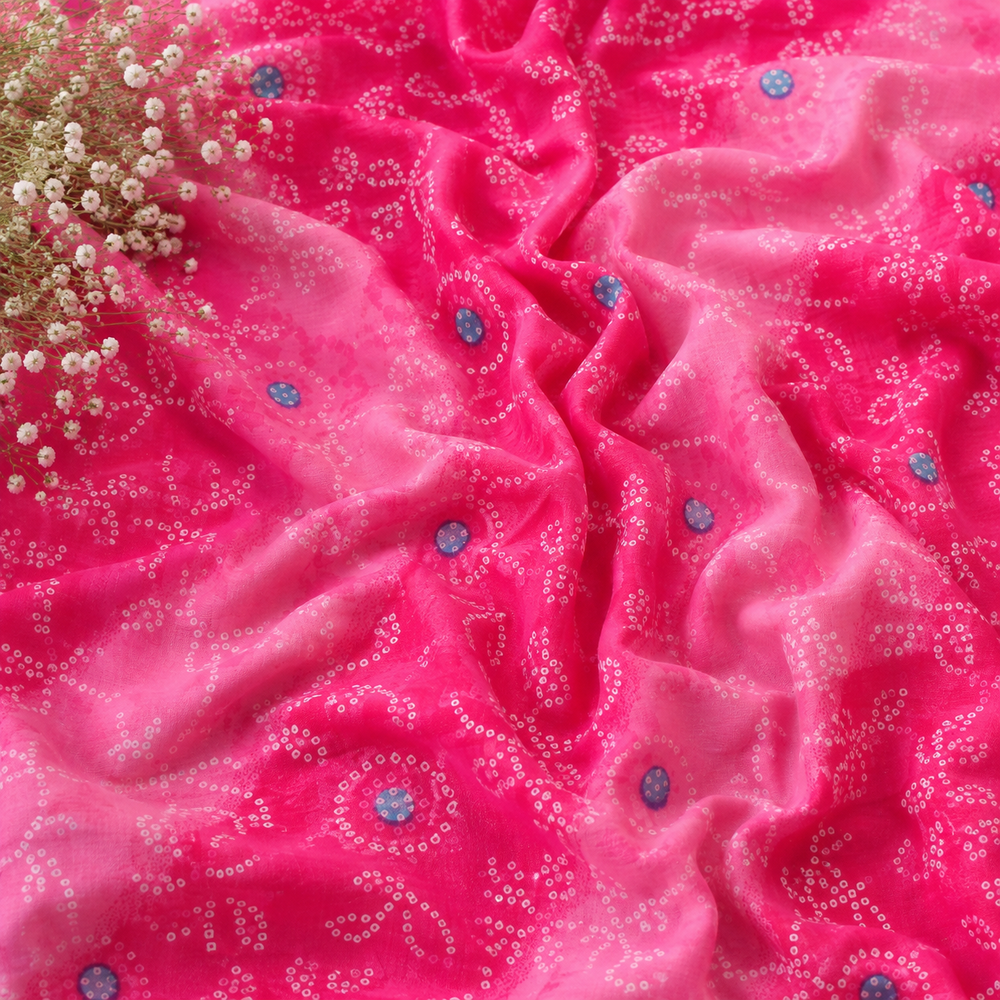 Rani Pink Bandhani