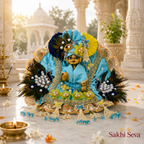 Laddu Gopal Ji Cotton Poshak | Handmade Dress with Pagadi