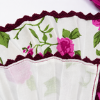 White Pink Floral Cotton Laddu Gopal Ji Poshak – Daily Seva